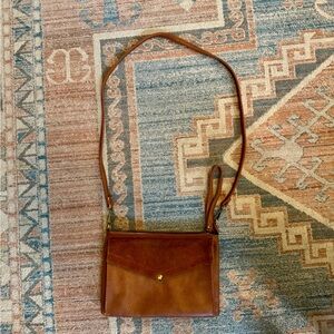 Street Level Tan Crossbody Bag